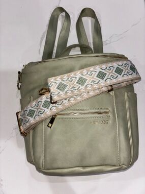 Fawn Design The Original Diaper Bag Mini Sage Green NWOT